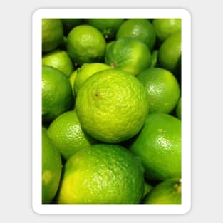 Zesty Limes - Vectorized Photographic Image Sticker